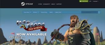 osrs banner in steam main page is