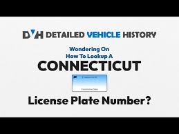 lookup connecticut license plate number