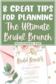 Bridal Shower Brunch Ideas Planning