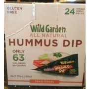 wild garden hummus dip calories
