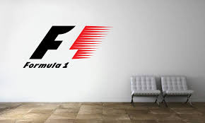 Formula 1 F1 Wall Decal Logo Car Racing