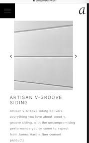 The sidings have interlocking horizontal edges and tongue and groove. Artisan V Groove Siding V Groove New House Styles Siding