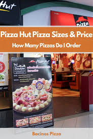 pizza hut pizza sizes how many