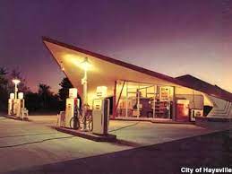 world s first batwing gas station