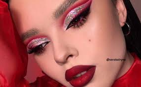 wear red in your makeup looks