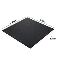 gym flooring tiles rubber mats 1 x