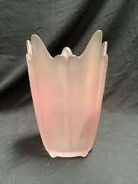 Vintage Viking Glass Frosted Pink 5