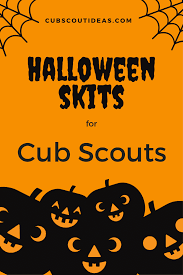 cub scout skits for halloween