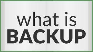 backup meaning of backup you