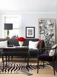 how to decorate with a black sofa