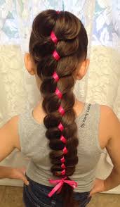 The ribbon doesn't have fly aways and such! Expanded 4 Strand Ribbon Braid Hair Arrange Ribbon Hairstyle Hair Styles