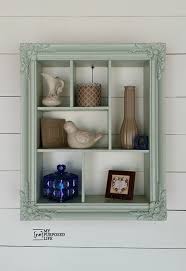 large picture frame display shelf diy