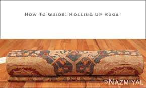 rolling up rugs and carpets how to