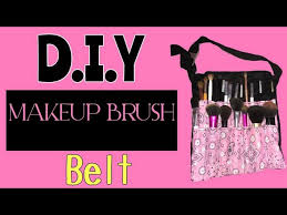 custom makeup brush belt