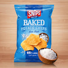 sea salt baked potato chips snips
