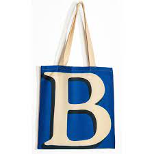 Alphabet letter bag B - made in France tote bag by Maron Bouillie