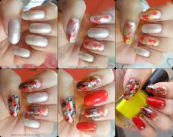 dry brush nail art tutorial with step