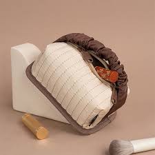 toast shaped cosmetic bag portable