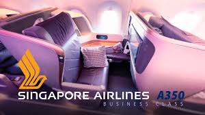 singapore airlines a350 business cl