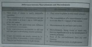 diffeiate macro nutrient and micro