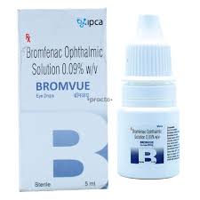 bromvue eye drops uses dosage side
