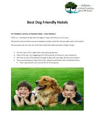 ppt best dog friendly hotels