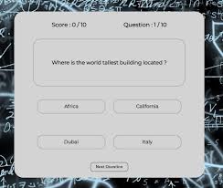 building a simple quiz with html css