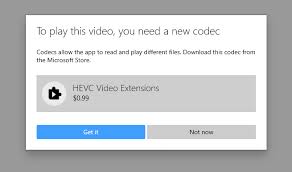 The windows 10 codec pack supports almost every compression package codec components: Get Hevc H 265 Video Extensions Codec For Free Windows 10 Nextofwindows Com
