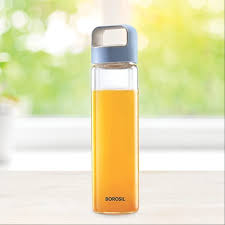 Borosil Glass Water Bottle With Handle