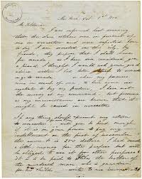 Letter Asking For Help And Advice In Attempting To Escape Slave