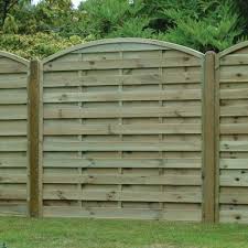 Arched Horizontal Fence Panel