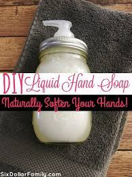 diy liquid hand soap six dollar family