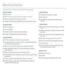 Moving Checklist Template Excel Lapos Co