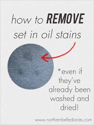 Oil Stains Deep Cleaning Tips