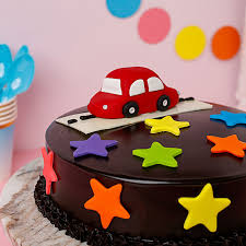 send kids special car theme cake 1