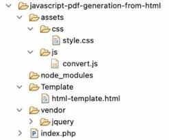 html to pdf in javascript using jspdf