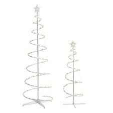 Delivering products from abroad is always free, however, your parcel may be subject to vat, customs duties or other taxes, depending. Home Accents Holiday 2 Piece Led Outdoor Spiral Christmas Tree Ty S46 C The Home Depot