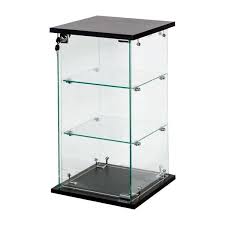 Small Lockable Glass Display Case For