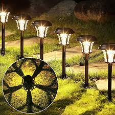 6 Pack Outdoor Lights Solar Powered 20
