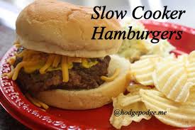 slow cooker hamburgers