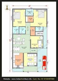 35 Feet Wide Modern House Plan At Rs 7