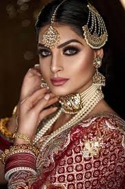 customary indian bridal makeup looks