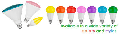 Tcp Led Colored Bulbs A15 Br30 Par38 Premier Lighting