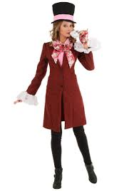 deluxe women s mad hatter costume womens red s fun costumes