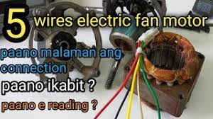 5 wires electric fan connection paano