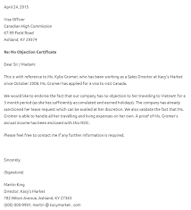Sample recommendation letter from a previous employer (text version). How To Obtain A Free No Objection Letter Template For Visa Application Visa Reservation