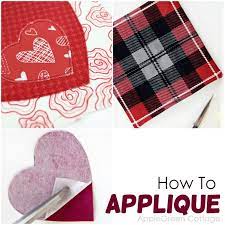 how to applique with sewing machine