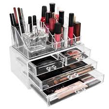 makeup organizer storage and