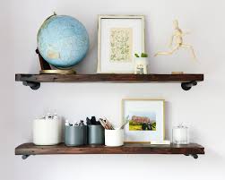 Salvaged Wood Shelves In The Studio