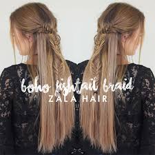 Place it behind your bangs or similar in both look & feel to human hair, each vibralite color is made up of many different shades that are subtly blended to look like natural, human hair. Boho Fishtail Braid Tutorial Zala Clip In Hair Extensions